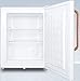 Summit Appliance FS30LTBC Compact All-Freezer for Medical/General Purpose Use with Pure Copper Handle, Manual Defrost, Flat Door Liner, Removable Shelves, Lock and Adjustable Thermostat