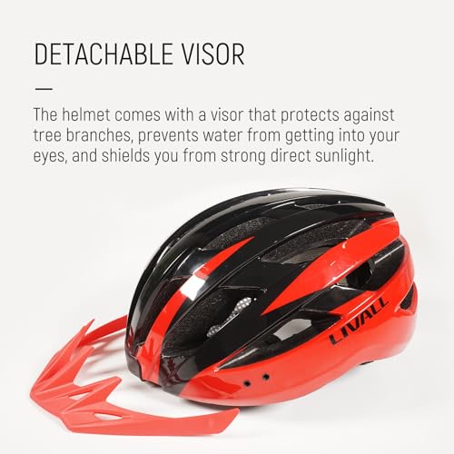 Fahrradhelm mit Bluetooth und LED Rücklicht