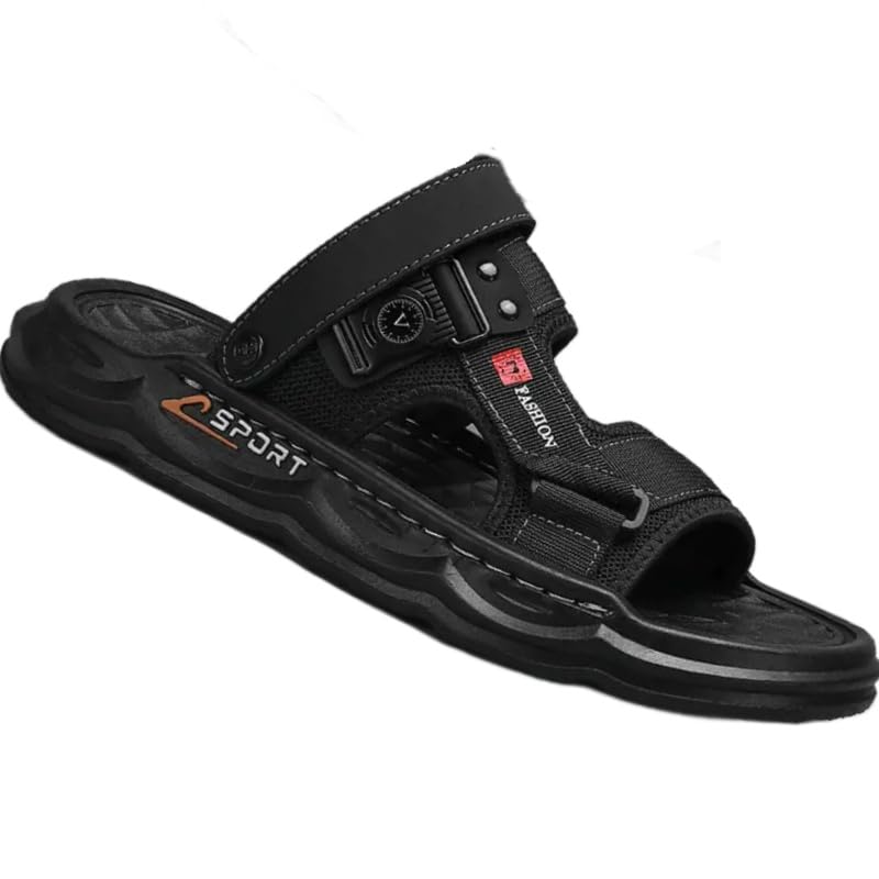 Men's slippers - Fashionable and casual beach shoes with adjustable straps, comfortable EVA insoles and durable rubber soles for outdoor wear