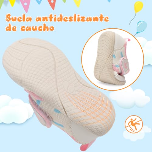 Image of FEETCITY Baby First Walking Shoes Boys Girls Infant Crib Shoes Breathable