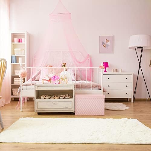 50*160 CM Fluffy Shag Area Rugs, Ultra Soft Indoor Modern Area Rugs, Area Rugs Soft Fluffy Living Room, Shaggy Soft Area Rug Tie-Dyed Faux Fur Indoor for Kids Room Comfy Home Decor Floor Mat White