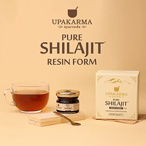 Upakarma Natural & Pure Resin Raw Shilajit 15 Grams #TOP1