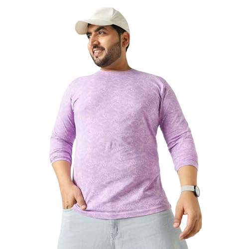 Image of Urbano Plus Men's Printed Full Sleeve Regular Fit Cotton T-Shirt