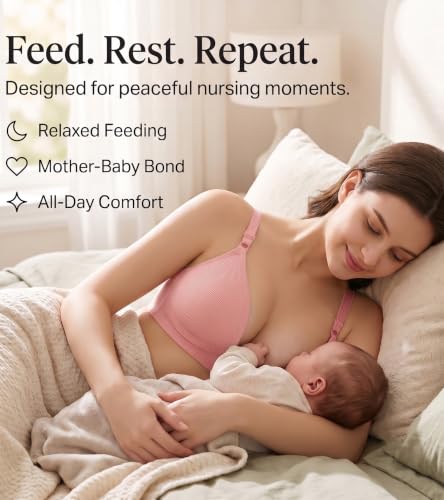 Image of DClub Nursing Maternity Bra Women's Seamless Lace Bras Wireless Breastfeeding Bra Breathable Bralette Pregnant Bras