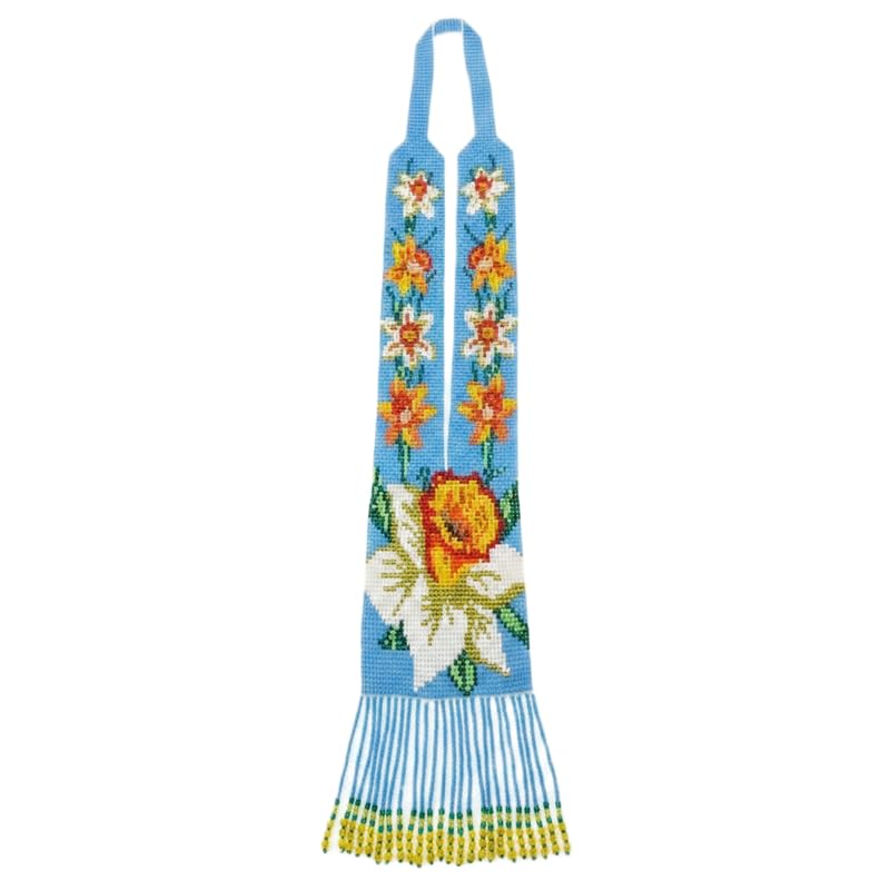 Collier ukrainien Gerdan multicolore idéal pour sublimer une tenue bohème
