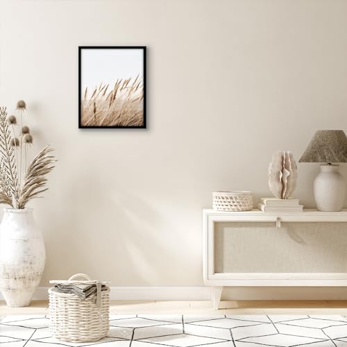 Americanflat 13x16 Picture Frame with Polished Plexiglass - Streamline Collection - Thin Border Picture Frame for Wall Display - Hanging Hardware Included - Black