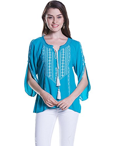 T-shirt vert col rond YALI taille S pour éviter la transpiration