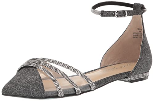 Betsey Johnson Womens Elsah Rhinestone Cut-Out Loafers