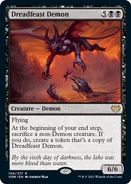 Amazon.com: Magic: the Gathering - Dreadfeast Demon (108)
