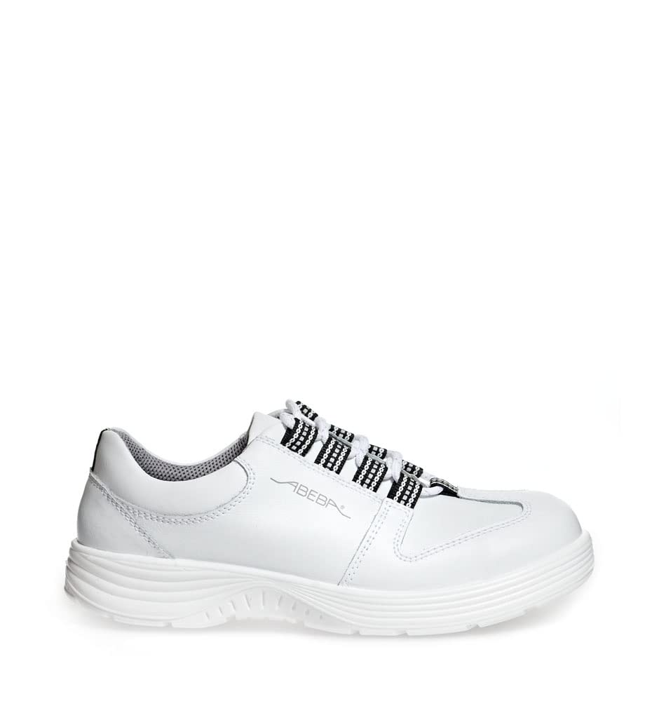 Abeba S-Schuh x-Light półbuty białe, skóra, 711033 CE, EN ISO 20345:2012, S2 rozm. 35-48