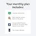 Bark Phone - Safest Phone for Kids & Teens - Monitor Texts, Social Media, and More - Tamper Proof Parental Controls - GPS Tracking - Unlimited Talk/Text A16
