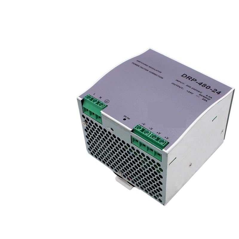 480W DC 12V 24V 36V 48V Output Voltage 10A 13.3A 20A 40A DRP-480 Rail Type Switching Power Supply Transformer(Size:DRP-480-36V 13.3A)