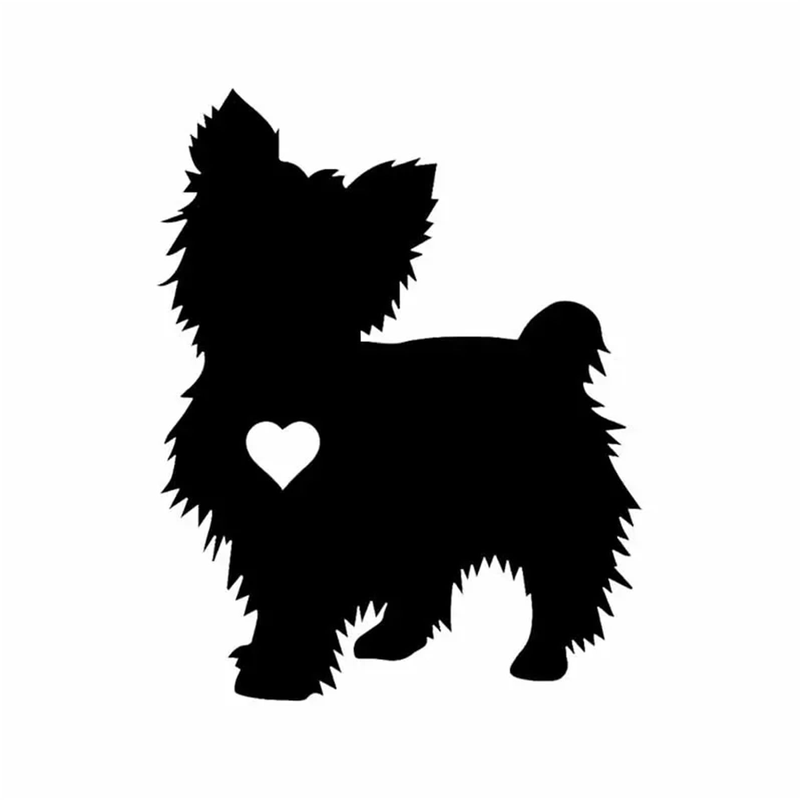 FGLFPXI Heart Silhouette Car Sticker Automobiles Motorcycles Accessories Decals