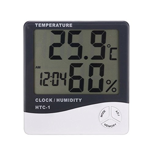 Preisvergleich Produktbild extraela Thermometer Hygrometer LCD Display Temperaturmessgerät