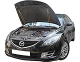 mazda 6 gh radio einfache Montageanleitung Motorhaubendämpfer kompatibel mit Mazda 6 II GH 2007-2013 Vordermotorhaube Modify Gasdruckfeder Unterstützung Stoßdämpfer 2 Stück