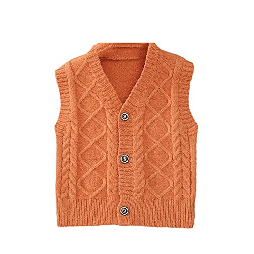 Autumn Boy Girl Waistcoat Toddler Vests Kids Knitted Sweater Cardigan Children's Baby Boys Girls Vest Tops