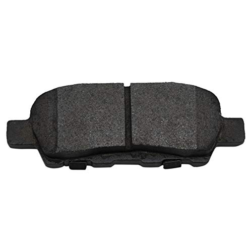 Image of TRQ Rear Brake Pad and Rotor Set Semi Metallic Rotors Calipers Compatible with 2006-2009 Infiniti M35 M45