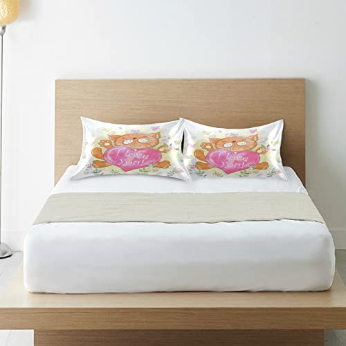 Regalo Cute Baby Gatto Uccello Federe Cuscino