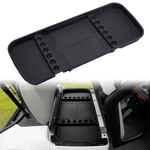 A & UTV PRO Golf Cart Under Seat Storage Tray for Yamaha G29 Electric 2007-2016 with Original Trojan Battery – Multi-Compartment Cargo Box, Under Seat Tray Organizer Holder Plate Accessories by A & UTV PRO - Used condition - US$24.44