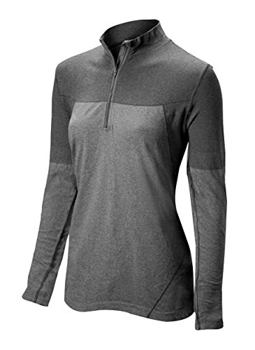 Mizuno Seamless Jacket, Heathered Charcoal, Large