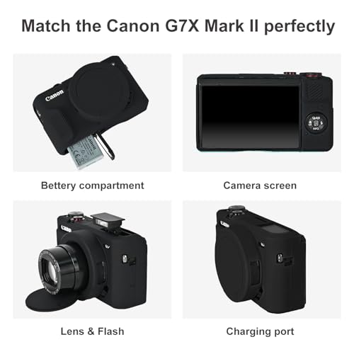 Funda de silicona para cámara Canon G7X Mark II miniatura 4