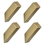 YJ YANJUN Towel Hook Gold 4 Pack Brushed Gold Wall Hooks Stainless Steel Coat Hooks for Wall