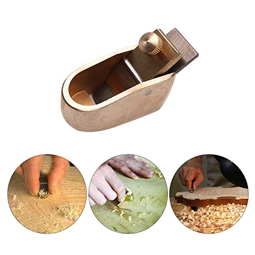 Henniu Cortador de plano de carpintaria de sola curva convexa Latão Luthier Ferramenta para violino