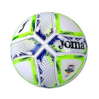 BOLA DE FUTSAL FURIA CBFS TAMANHO 62 ADULTO BRANCO VERDE E AZUL JOMA