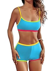 Neon Blue Bikini Swimsuits