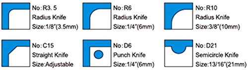 Tamerica Rcc-110 6-In-1 Heavy-Duty Corner Cutter Rounder, 10Mm Or 3/8" Thick Stack (About 110 Sheets) Of 20Lb Paper Maximum Cutting Capacity, With Chip Tray & Tool/Dies Storage Tray #TOP4