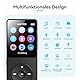 AGPTEK MP3 Player 32GB Bluetooth 5.3, 1.8 Zoll 40 Stunden Wiedergabezeit Digital Kinder MP3 Player mit FM Radio, bis zu 128G,(Ohne Kopfhörer) Schwarz