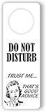 MySigncraft Do not Disturb Door Hanger Sign with Retro Image