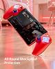 UYIYE PlayStation Portal Case, Rubber Skin Cover for PS Portal Remote Player, Thin Fit Designed Protective Case with Comfortable Grip, Shockproof Scratch Resistant & Heat Dissipation Design-Red&Balck #5