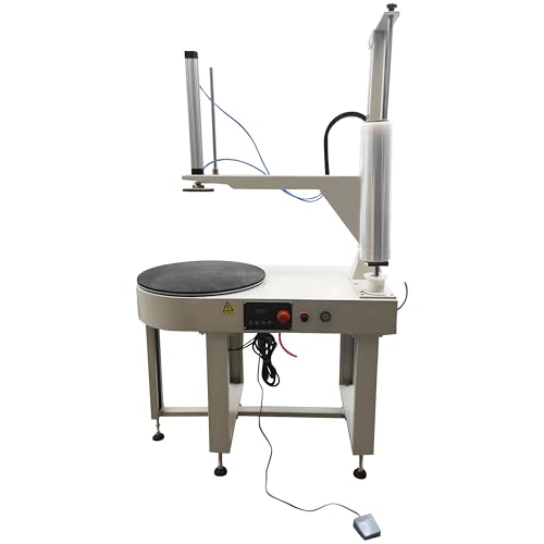 Banfluxion 110V Automatic Stretch Film Wrapping Machine, Electric Rotating Film