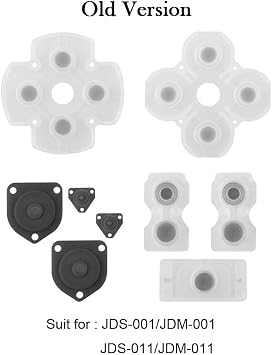 4 Set Silicone Conductive Rubber Pad Keypads Button for PS4 Controller