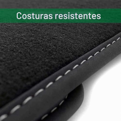 Alfombrilla conductor Mazda CX-3 2015 2016 2017 2018 moqueta negra a medida 1 pieza 4