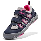 i78 Kinderschuhe Turnschuhe Jungen Mädchen Trekking Wanderschuhe rutschfest Laufschuhe Running Sneaker Sports  Schuhe (NavyPink,Numeric_33)