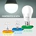 Bombilla con sensor, Extrastar E27 bombillas LED con sensor crepuscular de exterior,...