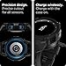 Spigen Rugged Armor Pro Designed for Galaxy Watch 4 Classic Case with Band 46mm (2021) - Black