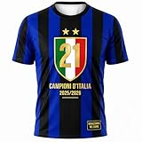 DESIGN MODERNO: Maglia con elementi grafici contemporanei che celebrano la vittoria del campionato italiano