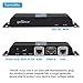 gofanco 130ft 1080p 1x2 2 Port HDMI Extender Splitter Over CAT5e/CAT6/CAT7 ethernet Cable with IR Remote Control, 1 in 2 Out HDMI Distribution Amplifier Up to 40m (130 feet) 1080p 60Hz (HDMIExtSplit)