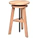 Artina Arles Taburete Redondo de Madera para Pintar – Taburete de Madera Ajustable en Altura, Taburete de Studio – Taburete de Taller con 3 piernas de Madera de Haya masiva – Taburete Giratorio