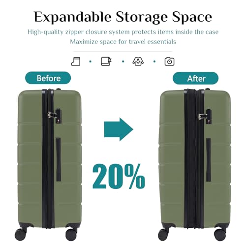 OLIXIS 20 Inch Carry-On Luggage