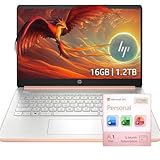 HP Ultrabook Laptop, 16GB RAM, 1.2TB Storage, Microsoft 365 Included, Intel 13th 4-Core | 1TB OneDrive, 128GB UFS and 128GB External, Fast, Smart, Budget-Friendly, AI-Ready Essential no Mouse