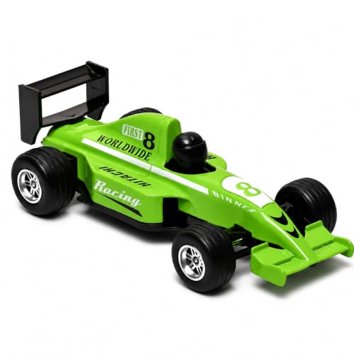Image of PLUSPOINT F1 Racing Diecast Metal Car | Pull Back Formula Racing Car Model with Alloy Body | Mini Collectible High-Speed Racing Vehicle Toy for Kids Boys & Girls Age 3+