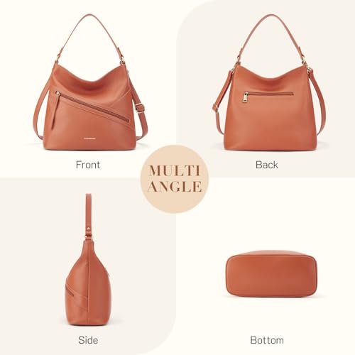 Image of Missnine Hobo Bag Purses and Handbags for Women Top Handle Handbags with Pocket Zipper