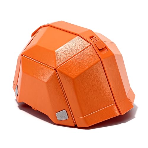 Outdoor Foldable Helmet Adjustable Safety Helmet Plastic Head Protection Hat Portable Sports Helmet for Riding Aerial Work Scooter Training(Orange)