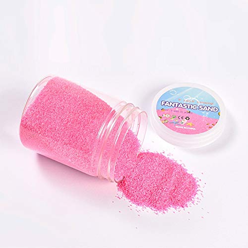 XIAOHONG Magischer Sand, 1,8 kg – Atlantis-Sand, fantastischer Sand wird nie nassen, magischer Sand – erstaunlicher hydrophober Raumsand, farbiger Spielsand, Spielzeug für Kinder und Erwachsene – 6