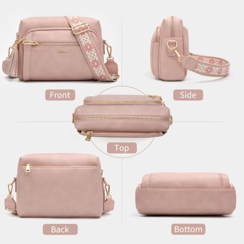 Image of Vegan Leather Crossbody Bags for Women Anti theft Purses and Handbag