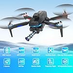 Drone with Camera for Beginners,Mini Drone with Brushless Motor,2 Batteries,One Key Take Off/Land,360 Flips, Waypoint Fly, Altitude Hold,Foldable Drone for Adults - Image 3